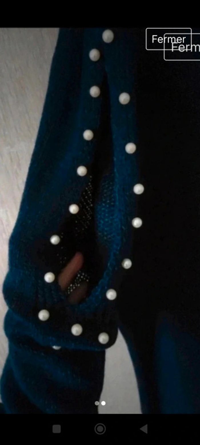 Robe pull bleu marine - photo numéro 2
