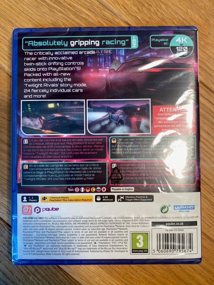 Inertial drift twilight rivals edition - PS5 - jeu neuf sous blister - photo numéro 5