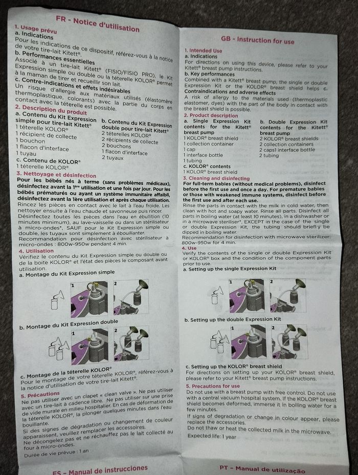 Kit expression Kitett tire lait électrique Taille L - photo numéro 5