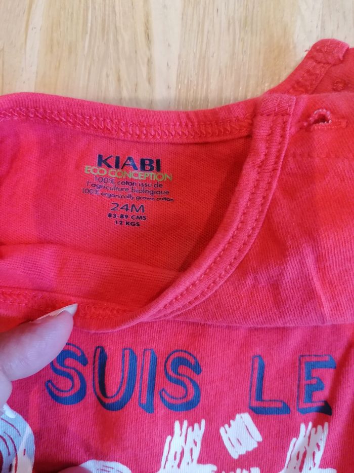 T-shirt manches courtes 24mois - photo numéro 2