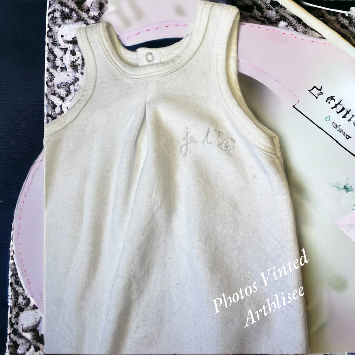 Ensemble 3P petit poussin Petit Bateau 1 mois TBE (22€) - photo numéro 2