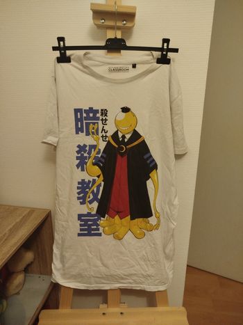 T-shirt manga blanc assassination classeroom