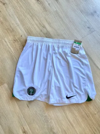 Nike Short Nigeria Blanc XL