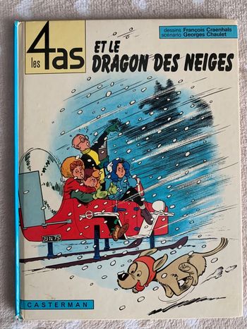 Les 4 as et le dragon des neiges😺
