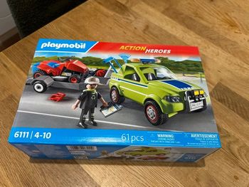 Playmobil 6111 - Jardinier avec Véhicule et Tracteur Tondeuse