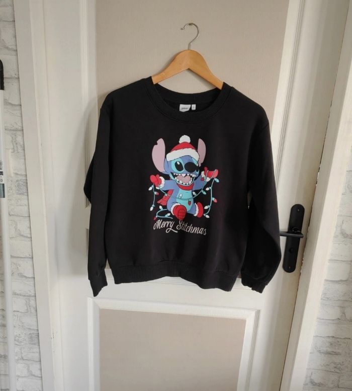 Sweat noël fille stitch