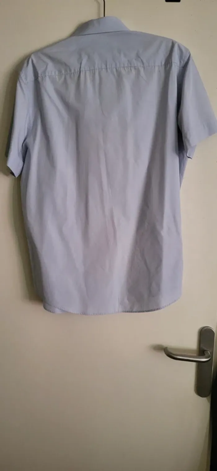 Chemise homme bleu - photo numéro 3