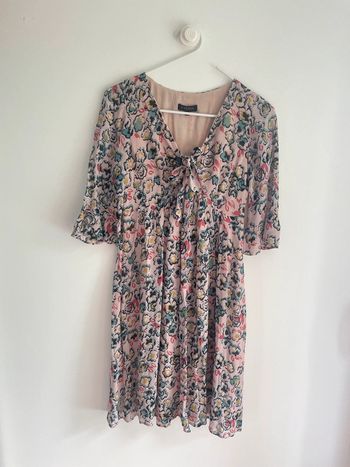 Robe fleurie rose Caroll taille 36