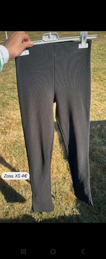 Legging noir évasée