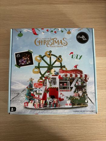 Kit miniature à construire neuf « Christmas food truck »