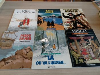 Lot de 6 BD, couverture souple