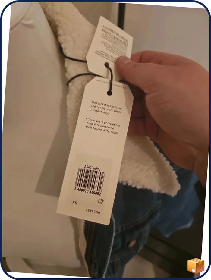 Veste en jean Levi's polyvalente xs femme - photo numéro 6