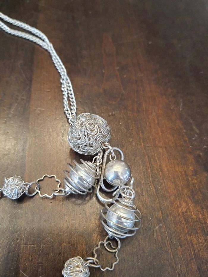 Collier moderniste années 1970. Signé LBVYR - photo numéro 17