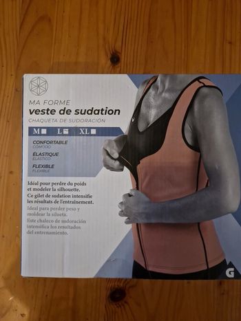 Veste sans manche de sudation femme