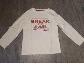 T-shirt à manches longues garçon 5 ans neuf Noël
