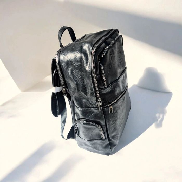 Sac à dos en cuir polyuréthane 40×30×20