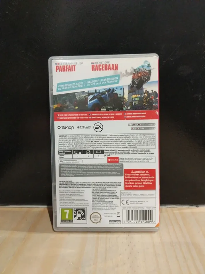 Burnout Paradise Remastered – Switch – Parfait état - photo numéro 3