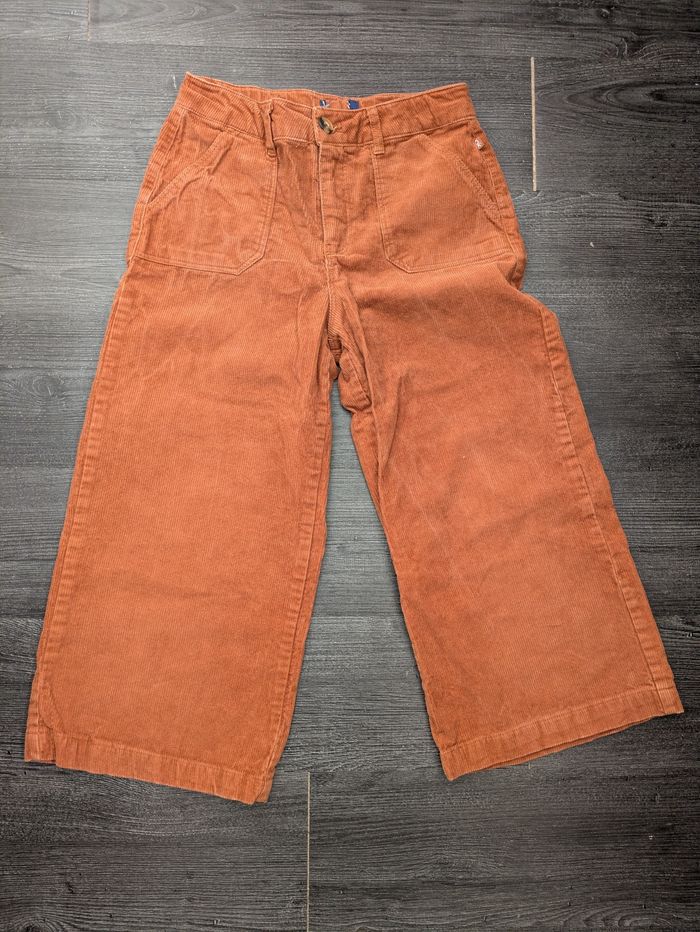 Pantalon large velours