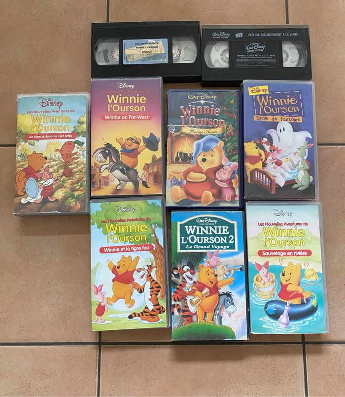 Lot vhs Winnie l’ourson