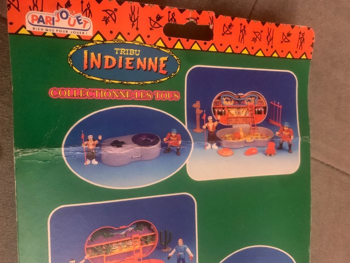 Jouet vintage et rare Tribu indienne pari jouet - photo numéro 8
