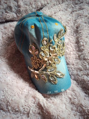 Casquette en jean femme