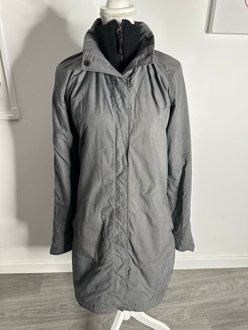 Parka doudoune grise et noire Blacksmith T40 L