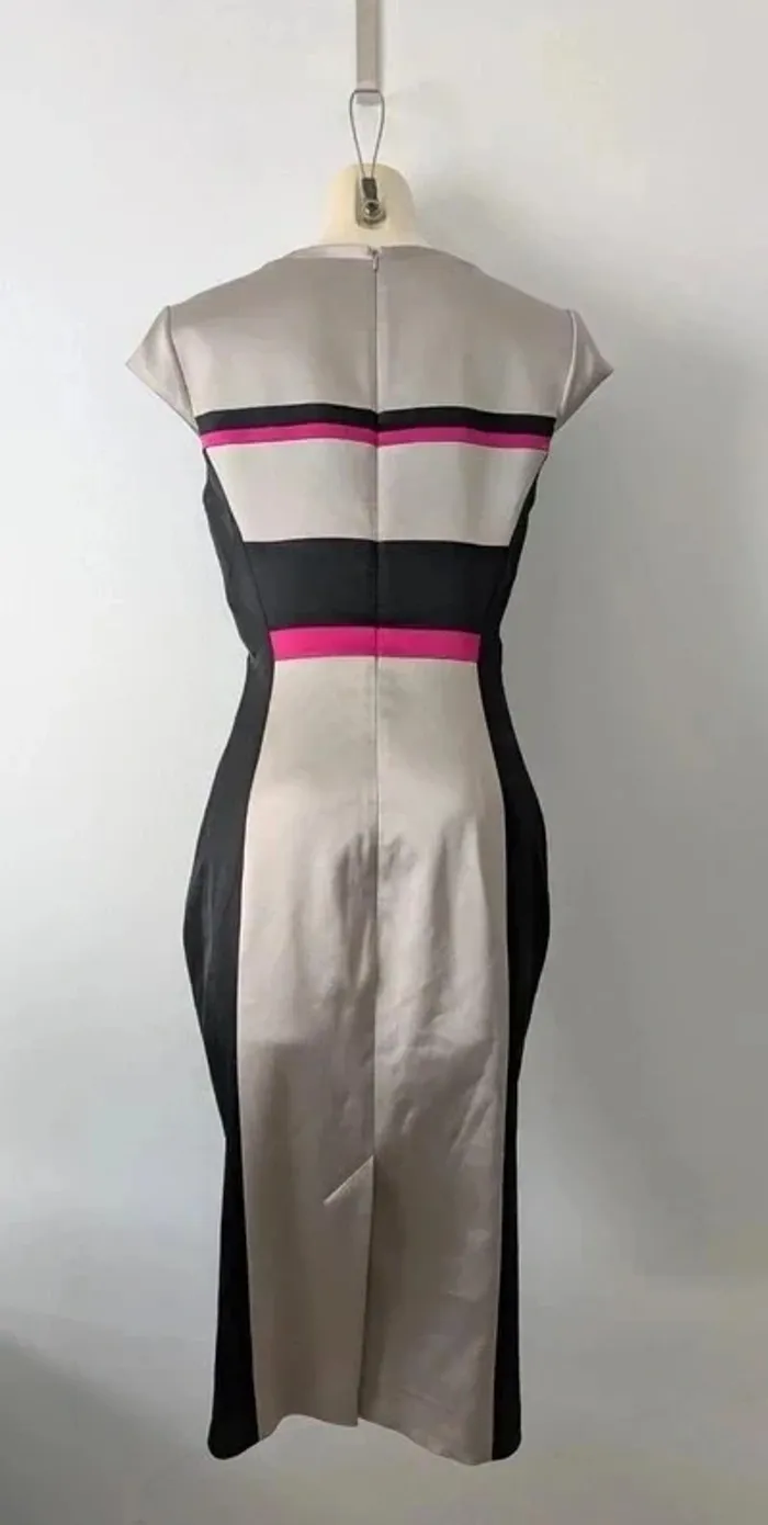 Robe de soirée satinée - Karen Millen - taille 40 - photo numéro 3
