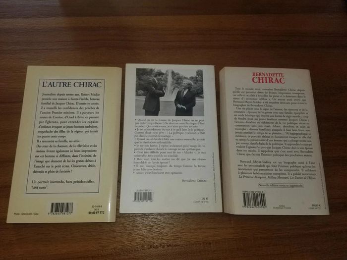 3 livres Bernadette Chirac et Jacques Chirac - photo numéro 2