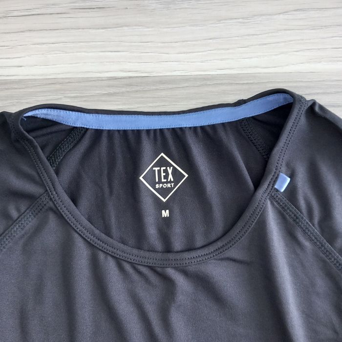 T-shirt femme de sport manches longues noir Tex taille 38 - photo numéro 2