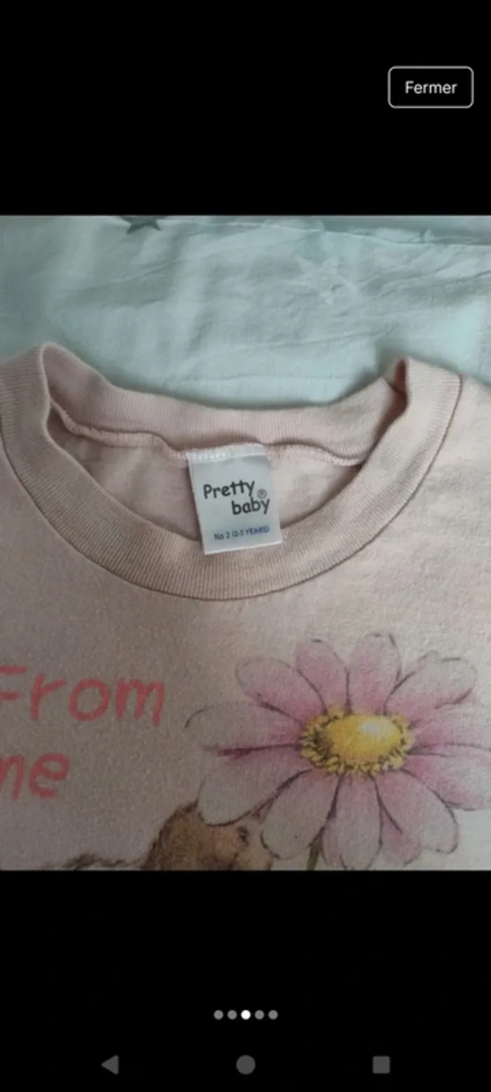 T-shirt fille en 100% coton - photo numéro 3