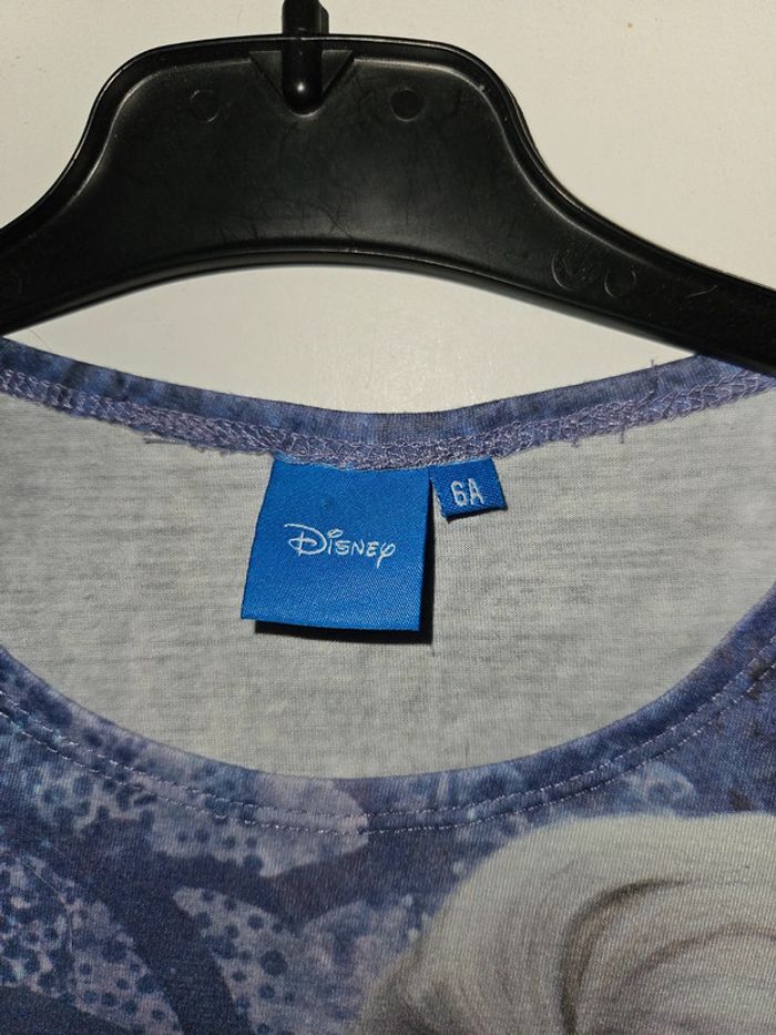 Tee-shirt manche longue disney reine des neiges 6 ans - photo numéro 2