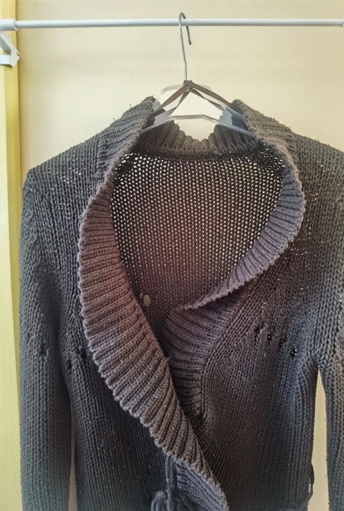 Gilet marron - photo numéro 2