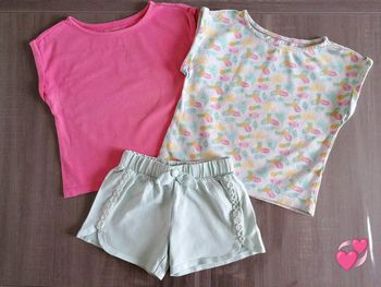 Lot de 2 T Shirts manches courtes/short Orchestra 4 ans