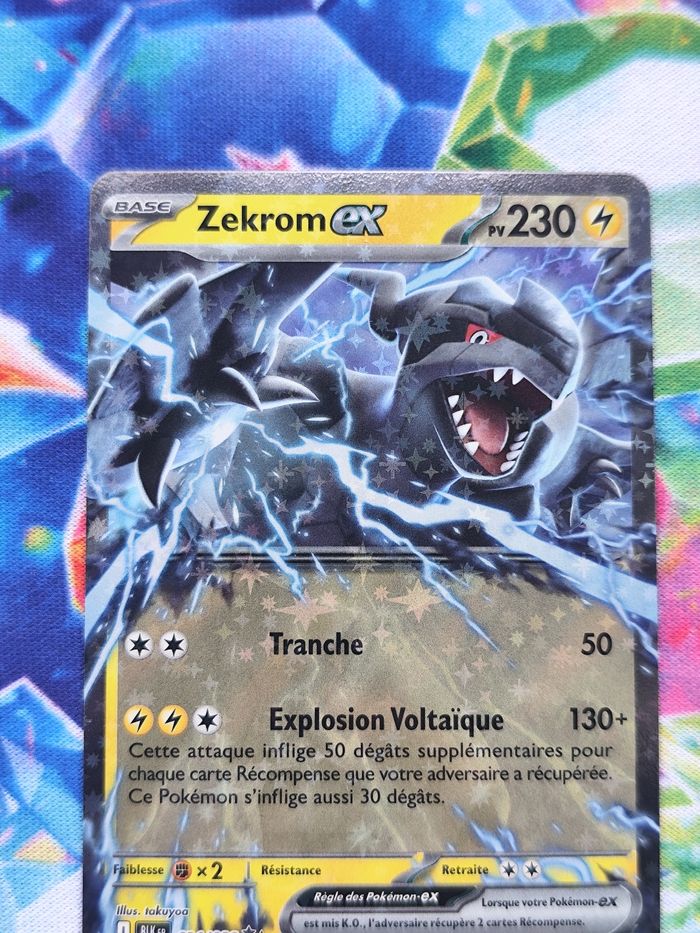 Zekrom-EX 34/86 foudre noire ev10.5 - photo numéro 3