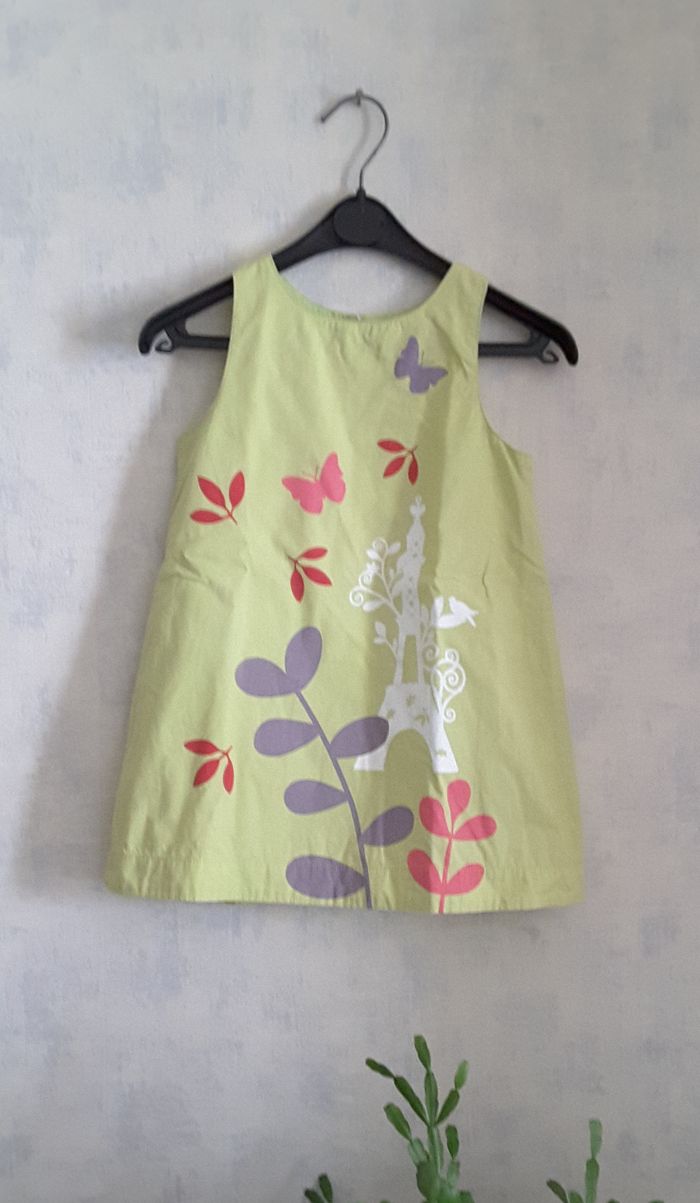 Robe d’été vert printemps – Vert Baudet – 3 ans