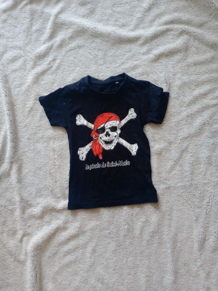 T-shirt enfant 4 ans le pirate de Saint-Malo c60