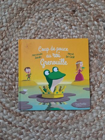 Livre enfant Coup de pouce au roi Grenouille de Alexandre Jardin
