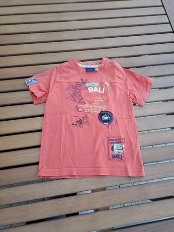 Tee-shirt orange bali taille 3 ans