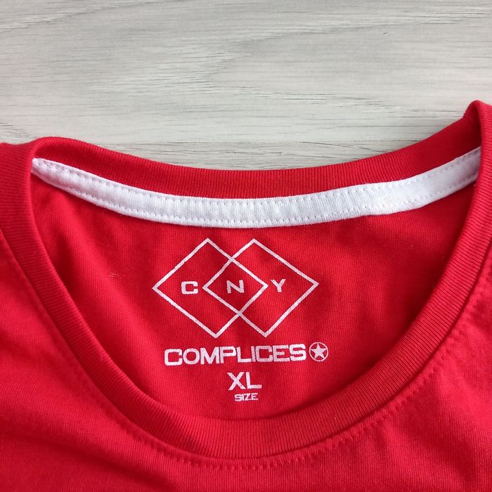 T-shirt homme imprimé rouge Complices taille XL - photo numéro 2