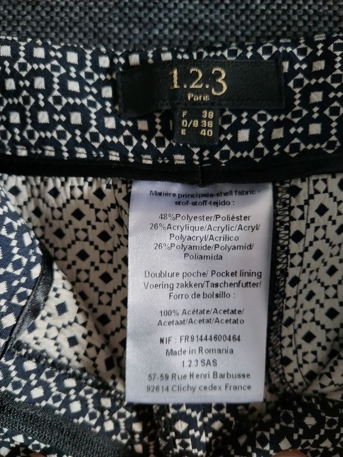 Pantalon cigarette 1 2 3 - photo numéro 5