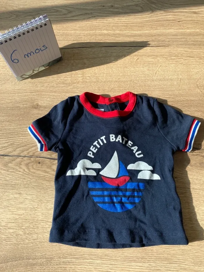 T-shirt manches courtes petit bateau