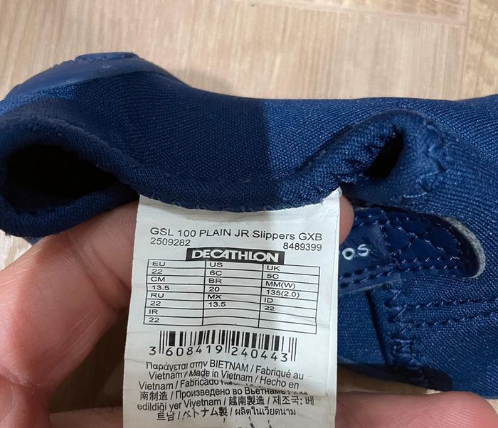 Chaussons bleus t.22 - photo numéro 6