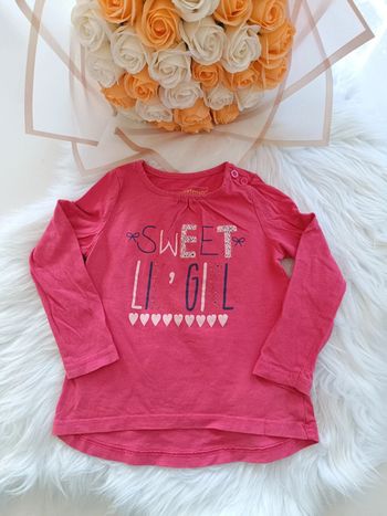 Haut bébé fille manche longue