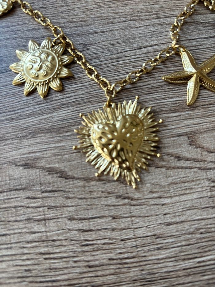 Collier doré acier neuf - photo numéro 6