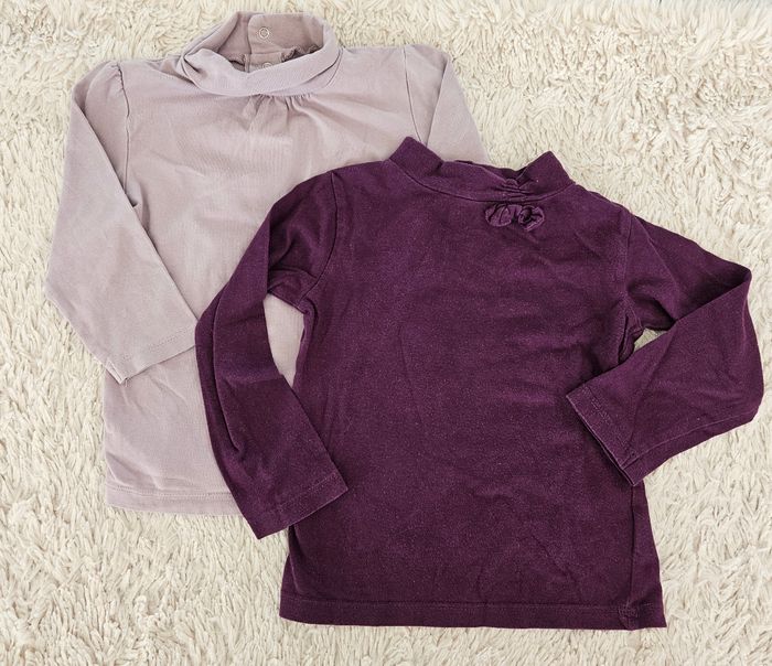Lot de 2 sous pull 2 ans