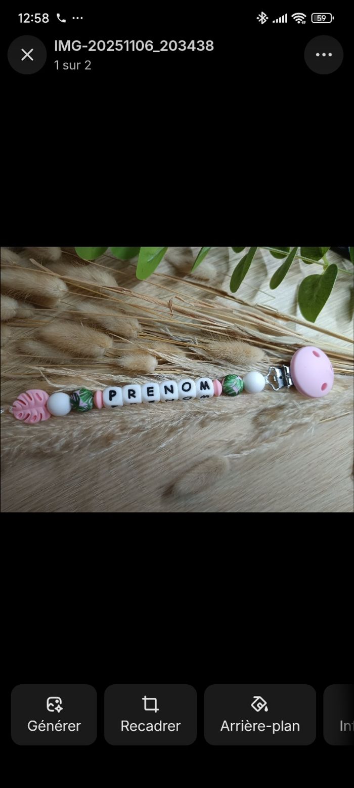 Attache-tétine 🌸 - photo numéro 5