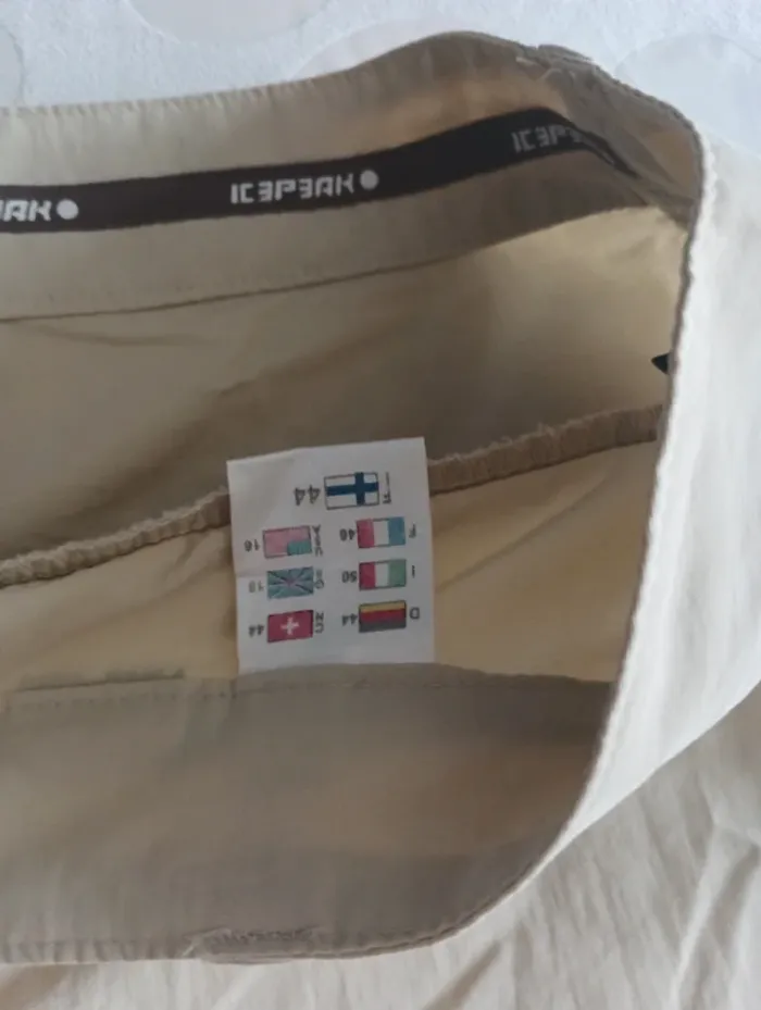Bermuda short homme cargo taille 44 Icepeak - photo numéro 6
