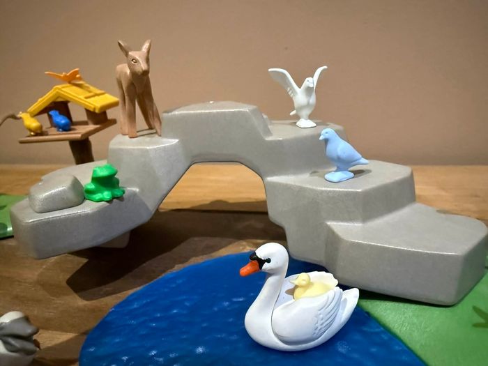 Lot playmobil foret, mare avec animaux - photo numéro 5
