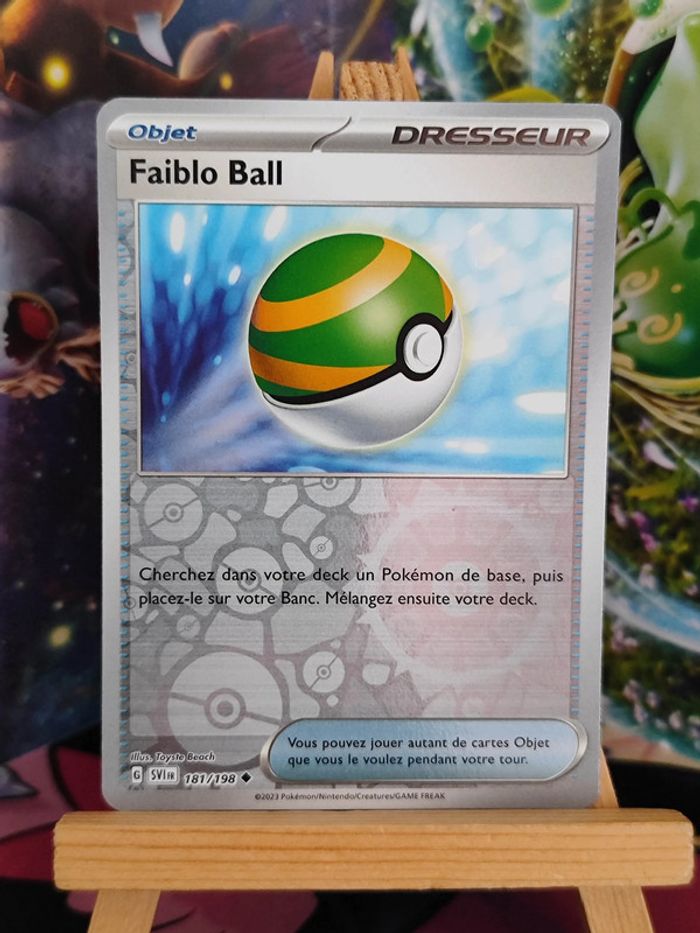 Faiblo ball reverse 181/198 écarlate et violet