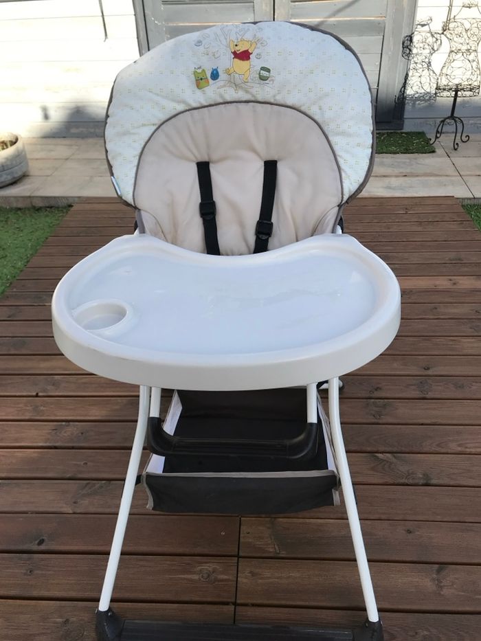 Chaise haute pliable Winnie l’ourson